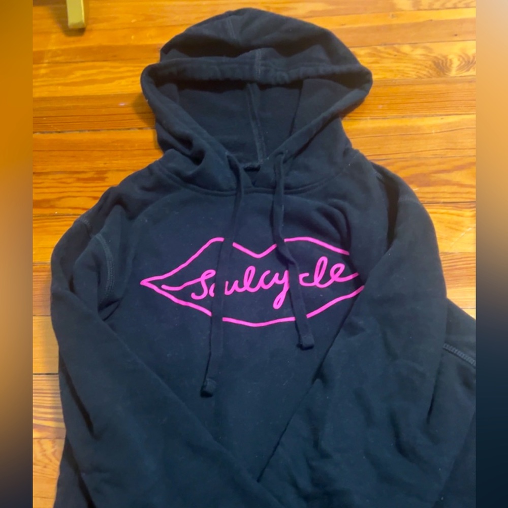 Soulcycle lips hoodie